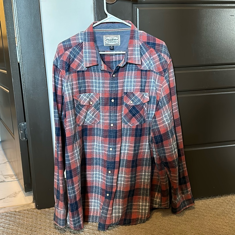Flag & Anthem button down